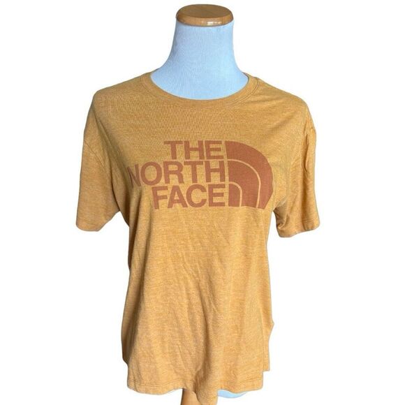Womens The North Face Half Dome Tri-Blend Logo Tee Shirt - Sz M - Picture 2 of 4